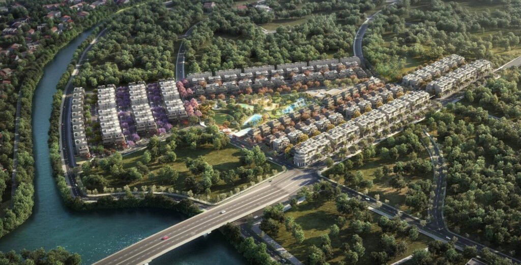 phối cảnh tổng quan dự án the fulton capitaland tại vinhomes ocean parka