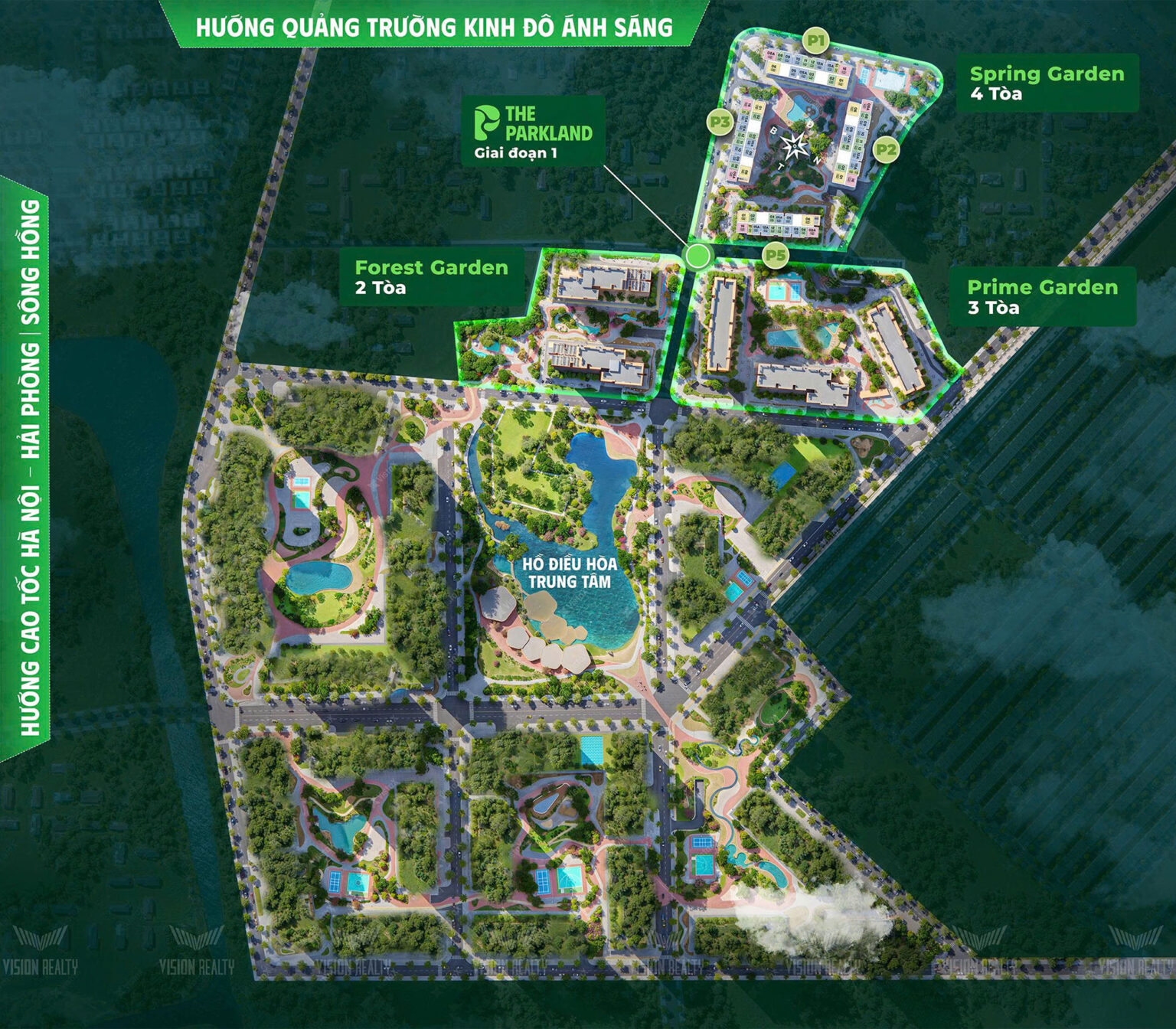 Mặt bằng tổng thể Imperia Ocean City The Parkland