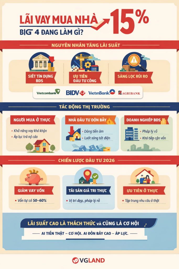 lãi vay mua nhà 15% tăng sốc