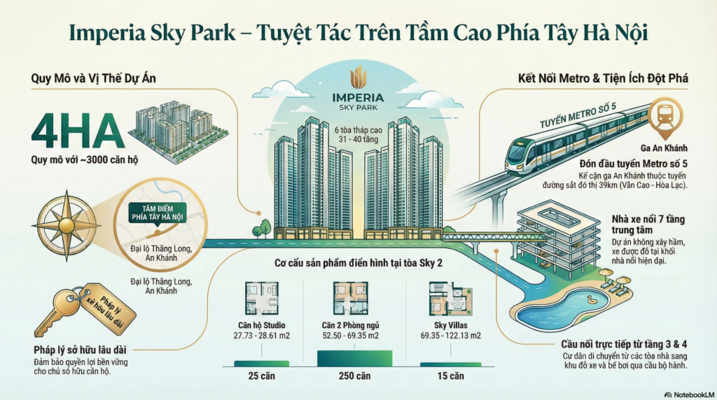 Infographic dự án Imepria Sky Park