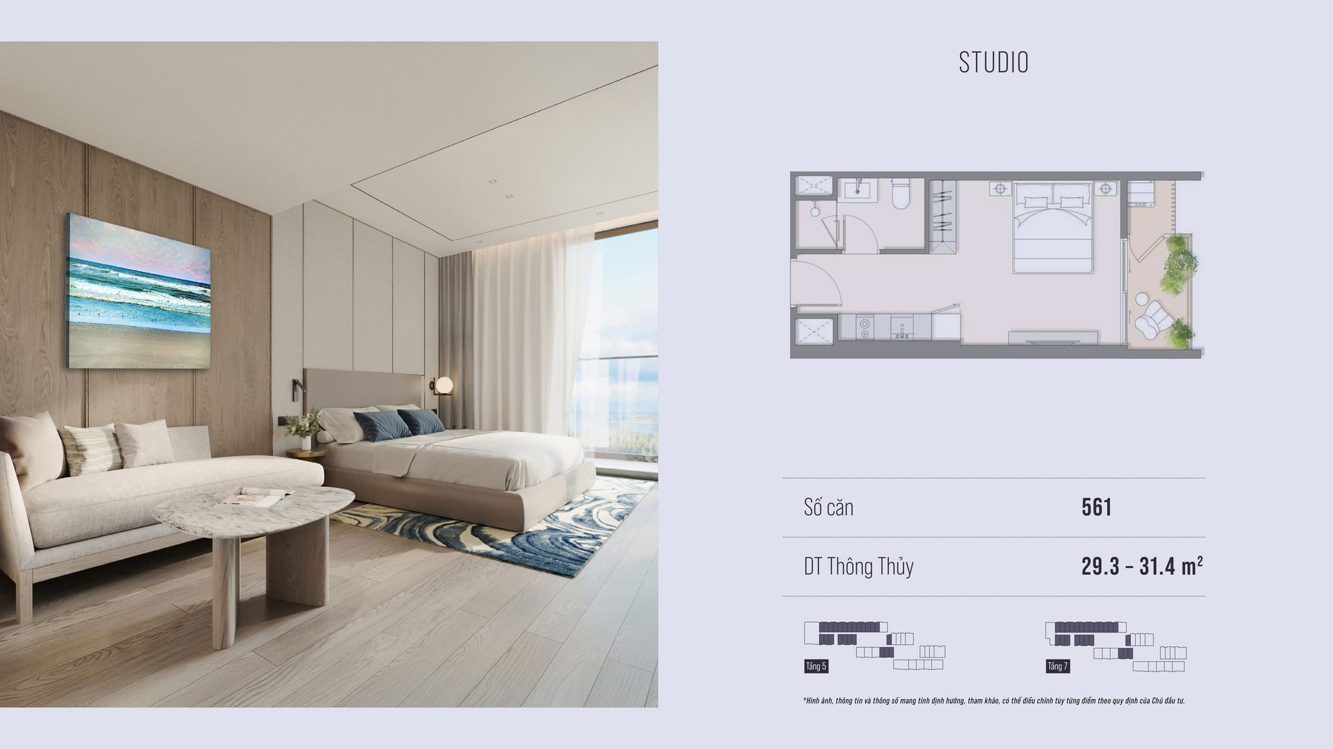 Căn studio Aria Bay Hạ Long