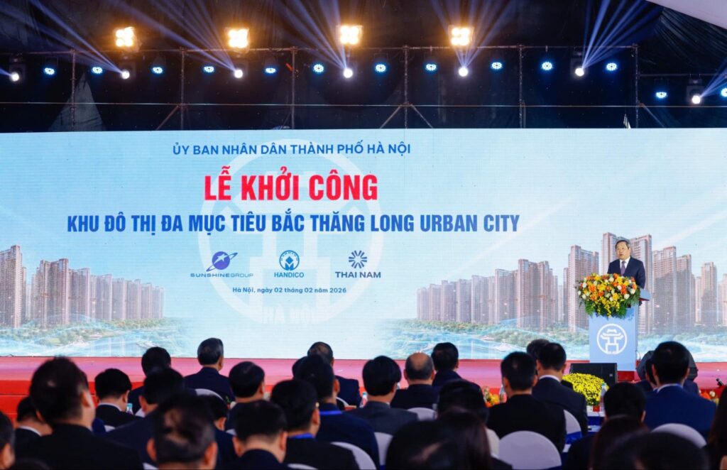 Le khoi cong Bac Thang Long Urban City ngay 2 thang 2 nam 2026