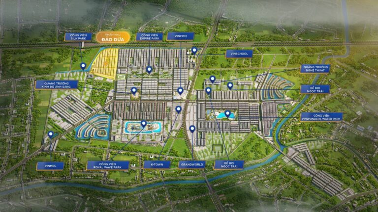 Mặt bằng Đảo Dừa Vinhomes Ocean Park 2