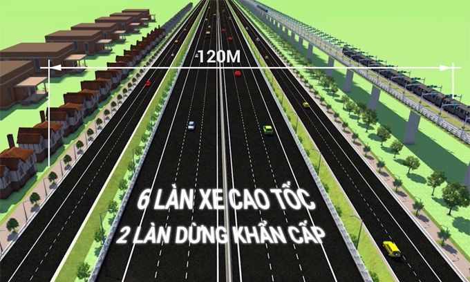 quy hoạch đường vành đai 4 hà nội rộng 120m với 6 làn xe cao tốc và 2 làn dừng khẩn cấp