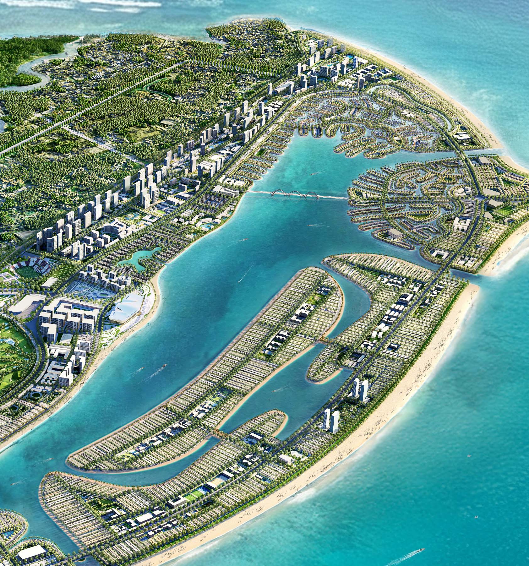 Phối cảnh khu cao tầng Imperia Green Paradise Cần Giờ