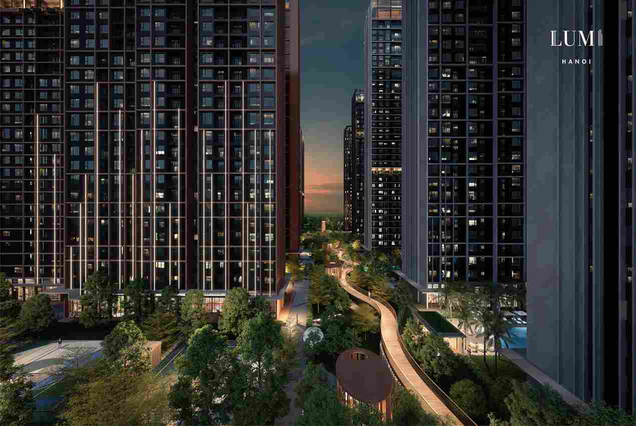 Phối cảnh các tòa Lumi Hanoi