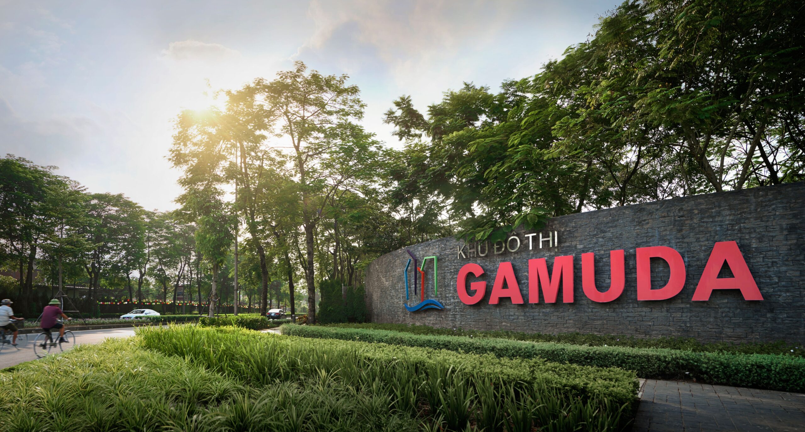 Cảnh quan khu vực Gamuda Gardens Yên Sở