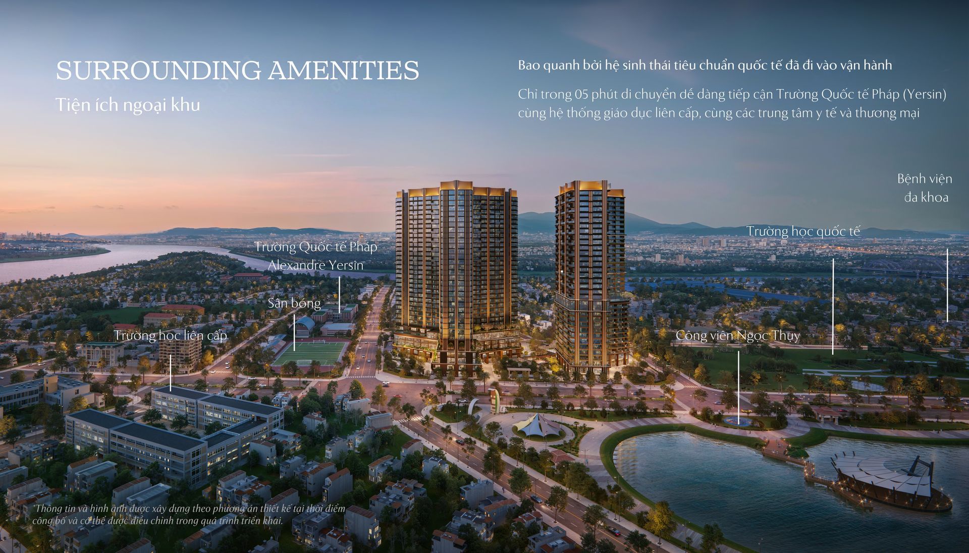 Phối cảnh tổng thể The Magnolia Private Residences