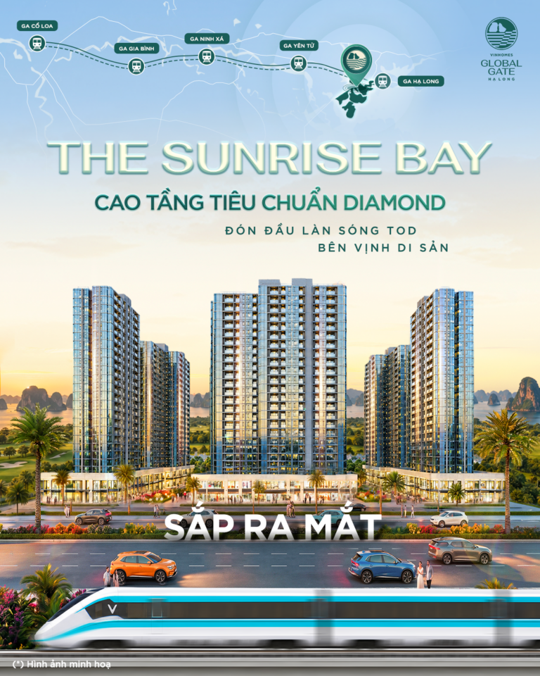 Phối cảnh The Sunrise Bay Vinhomes Global Gate Hạ Long
