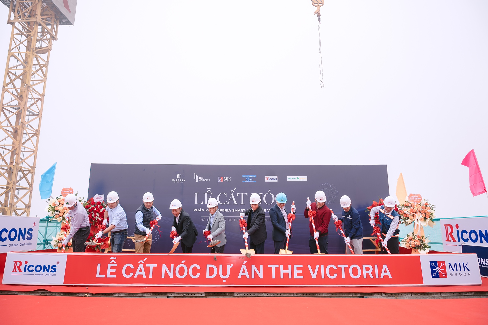 Tiến độ The Victoria Vinhomes Smart City