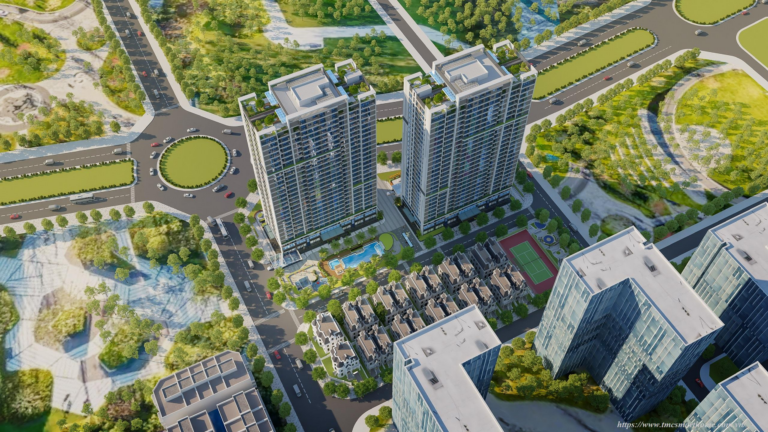 Phối cảnh tổng quan TMC Smart Home Đông Ngạc