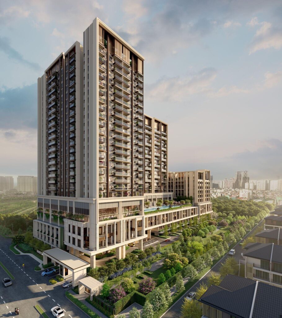 Phối cảnh tổng quan dự án Le Parc Place Park City