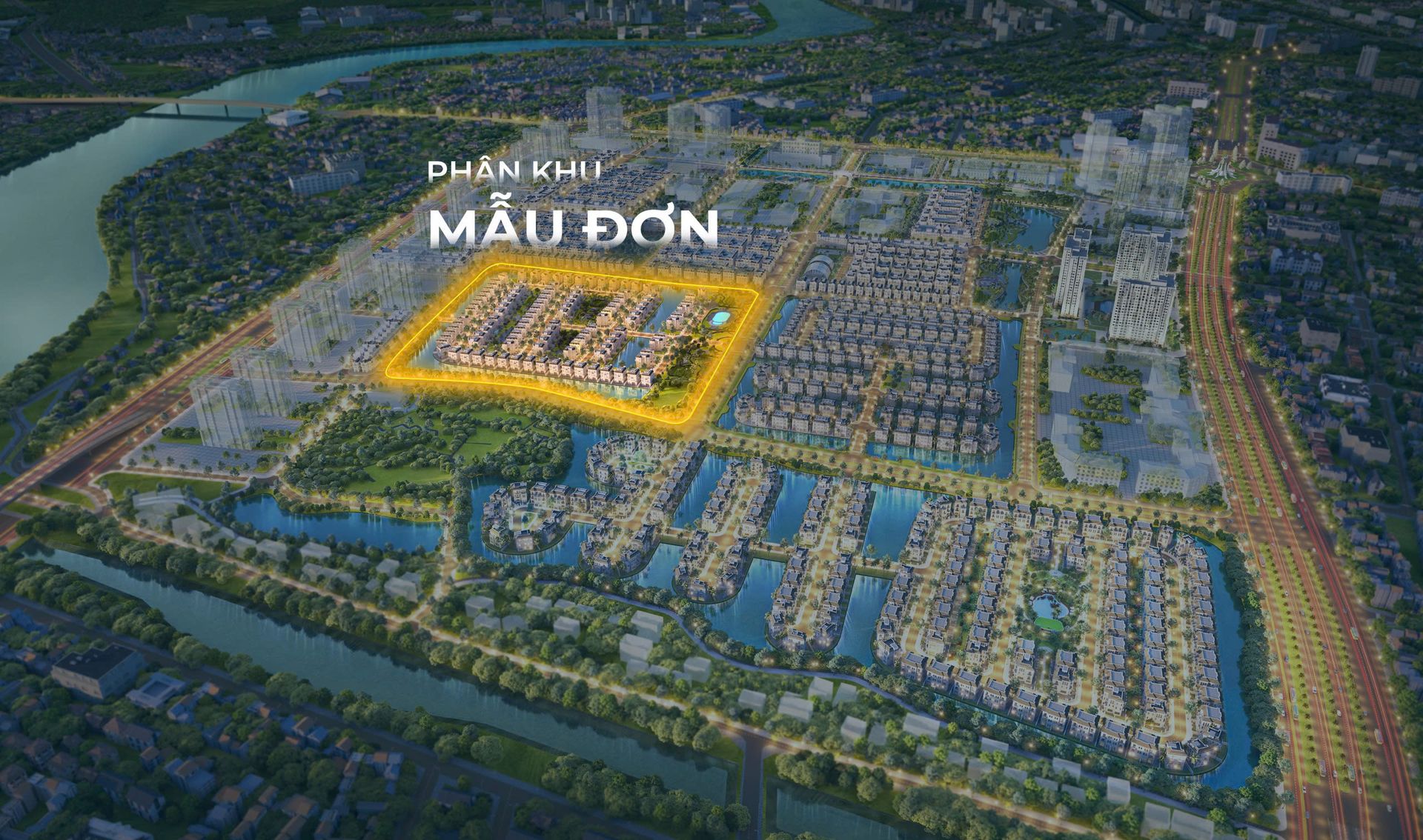 Mặt bằng phân khu Mẫu Đơn Vinhomes Star City