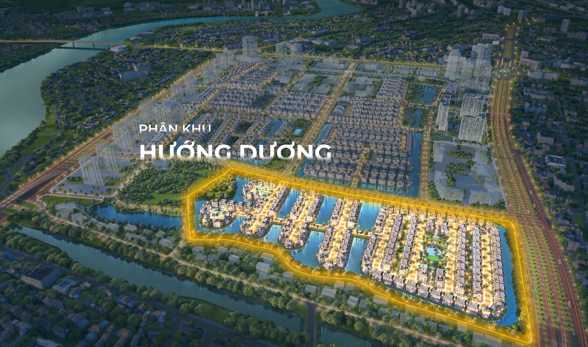 Mặt bằng phân khu Hướng Dương Vinhomes Star City