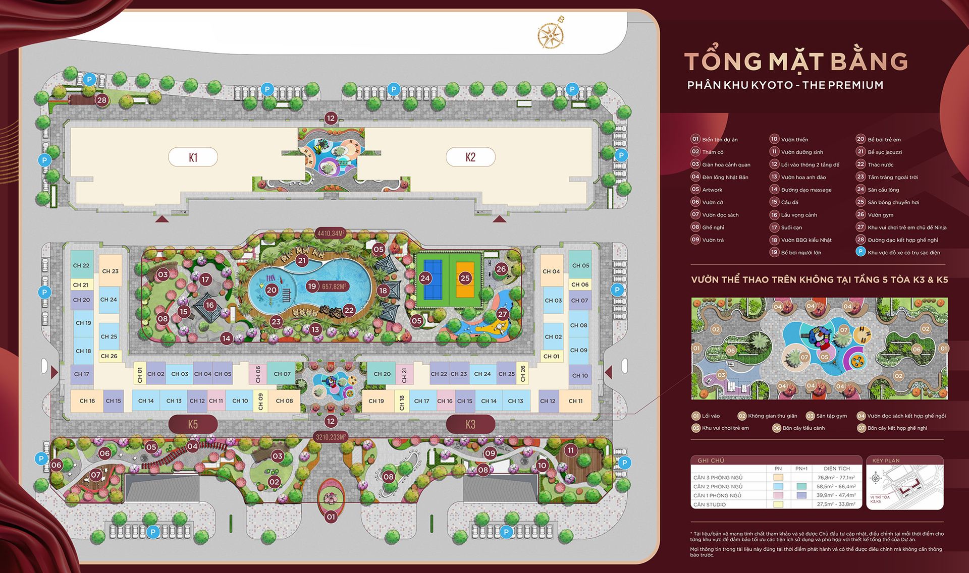 Mặt bằng The Kyoto Vinhomes Star City