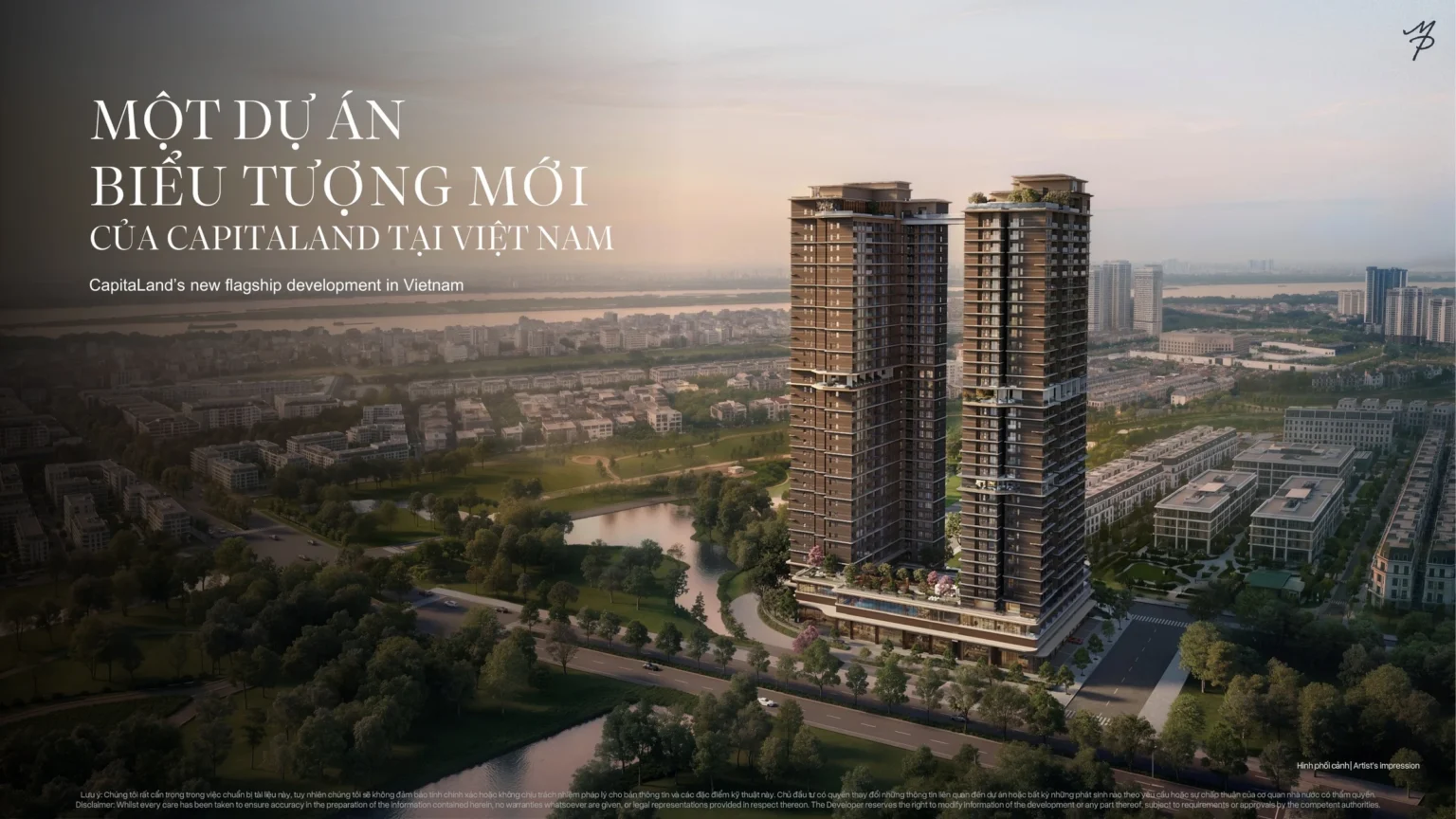 Phối cảnh tổng thể Maison Privée Ciputra ban ngày