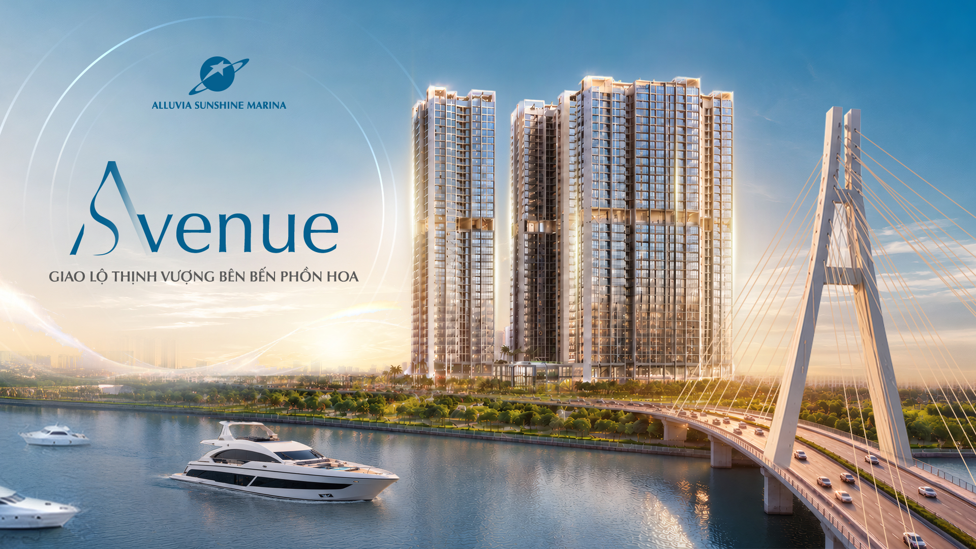 Phối cảnh tổ hợp Avenue Alluvia Sunshine Marina
