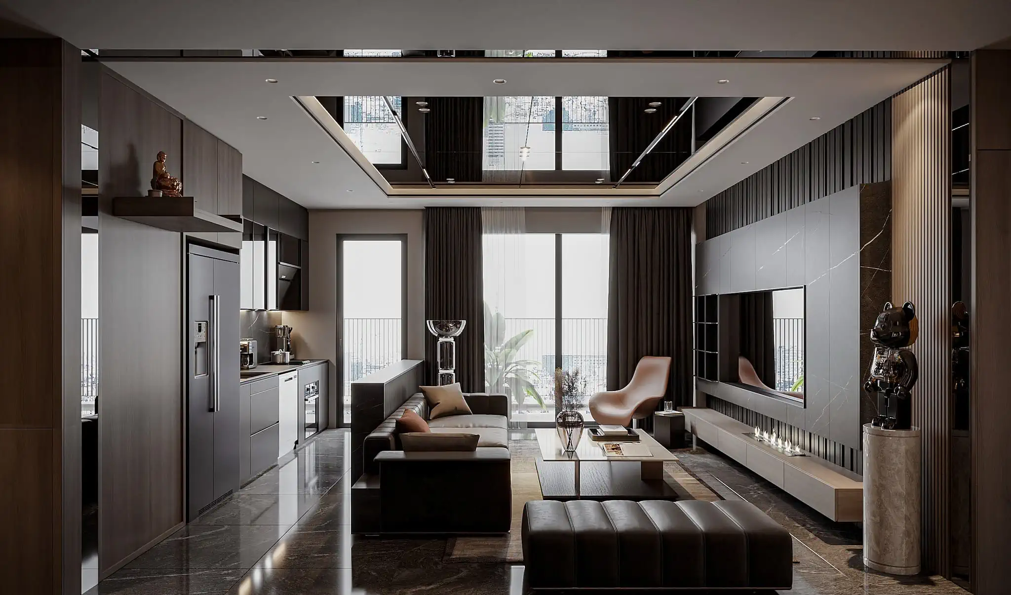 Không gian căn hộ mẫu The Legatus 22 Liễu Giai
