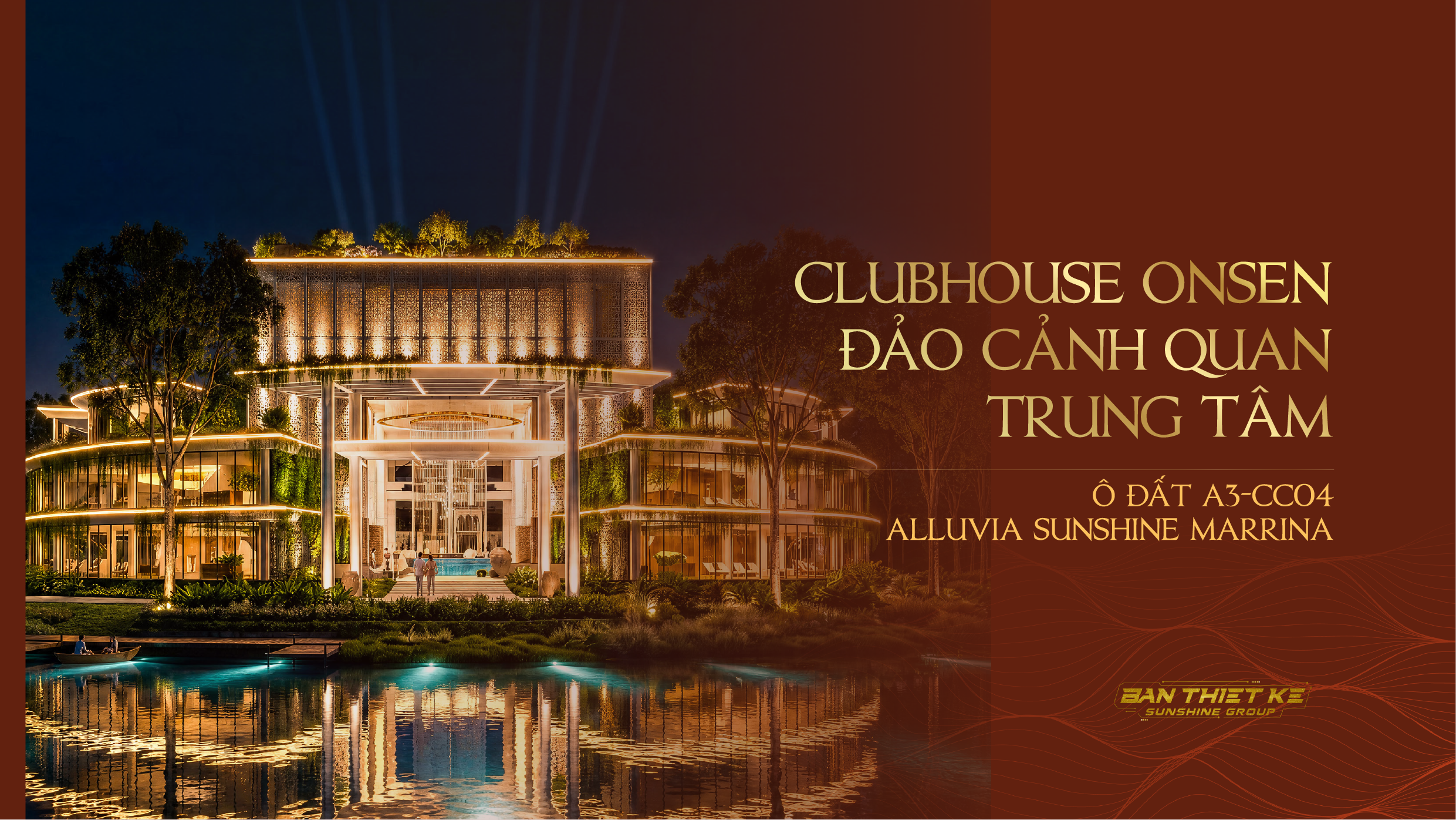 Phối cảnh Clubhouse Onsen Alluvia Sunshine Marina
