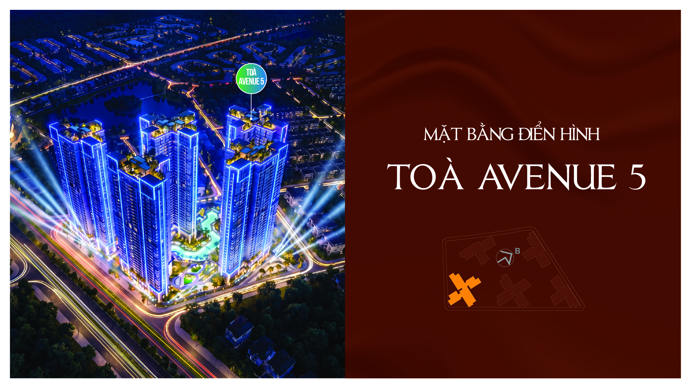 Mặt bằng Avenue 5 Alluvia Sunshine Marina