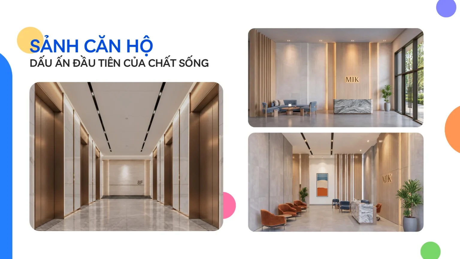 Phối cảnh sảnh căn hộ The Cityon